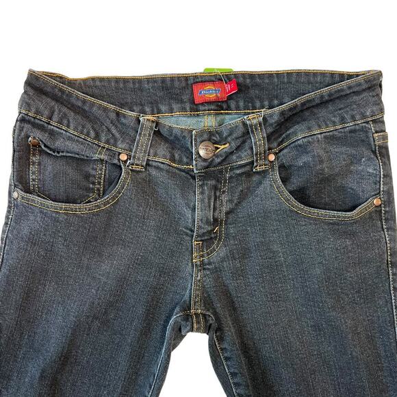 Vintage Dickies Black Denim Jeans Size 11 - Picture 2 of 5